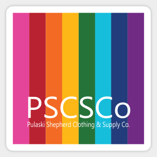 PSCSCo Pride Sticker